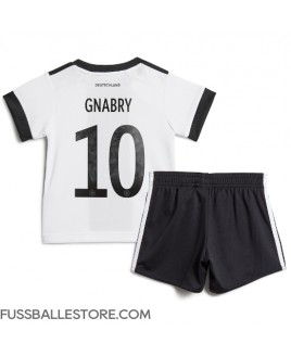 Günstige Deutschland Serge Gnabry #10 Heimtrikotsatz Kinder WM 2022 Kurzarm (+ Kurze Hosen)